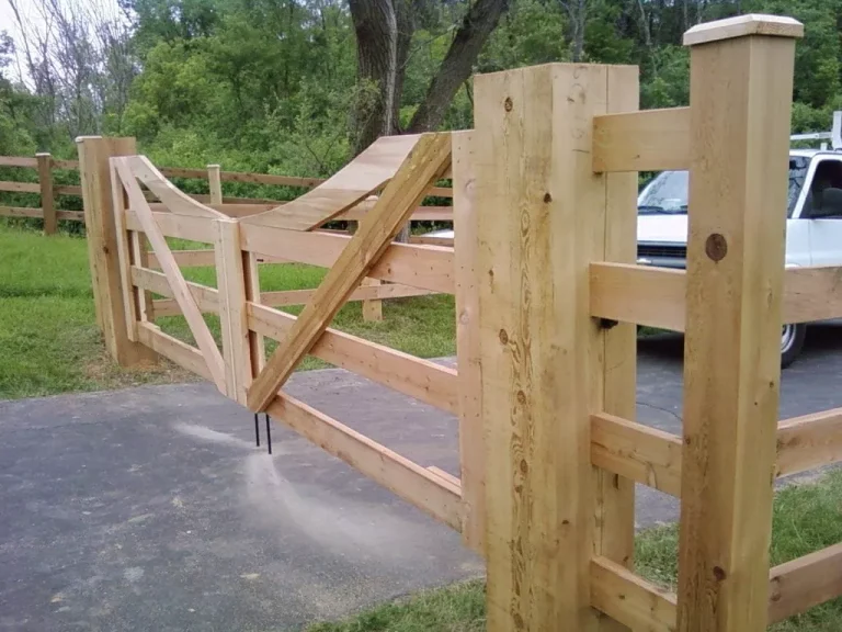 wooden fence installation near me